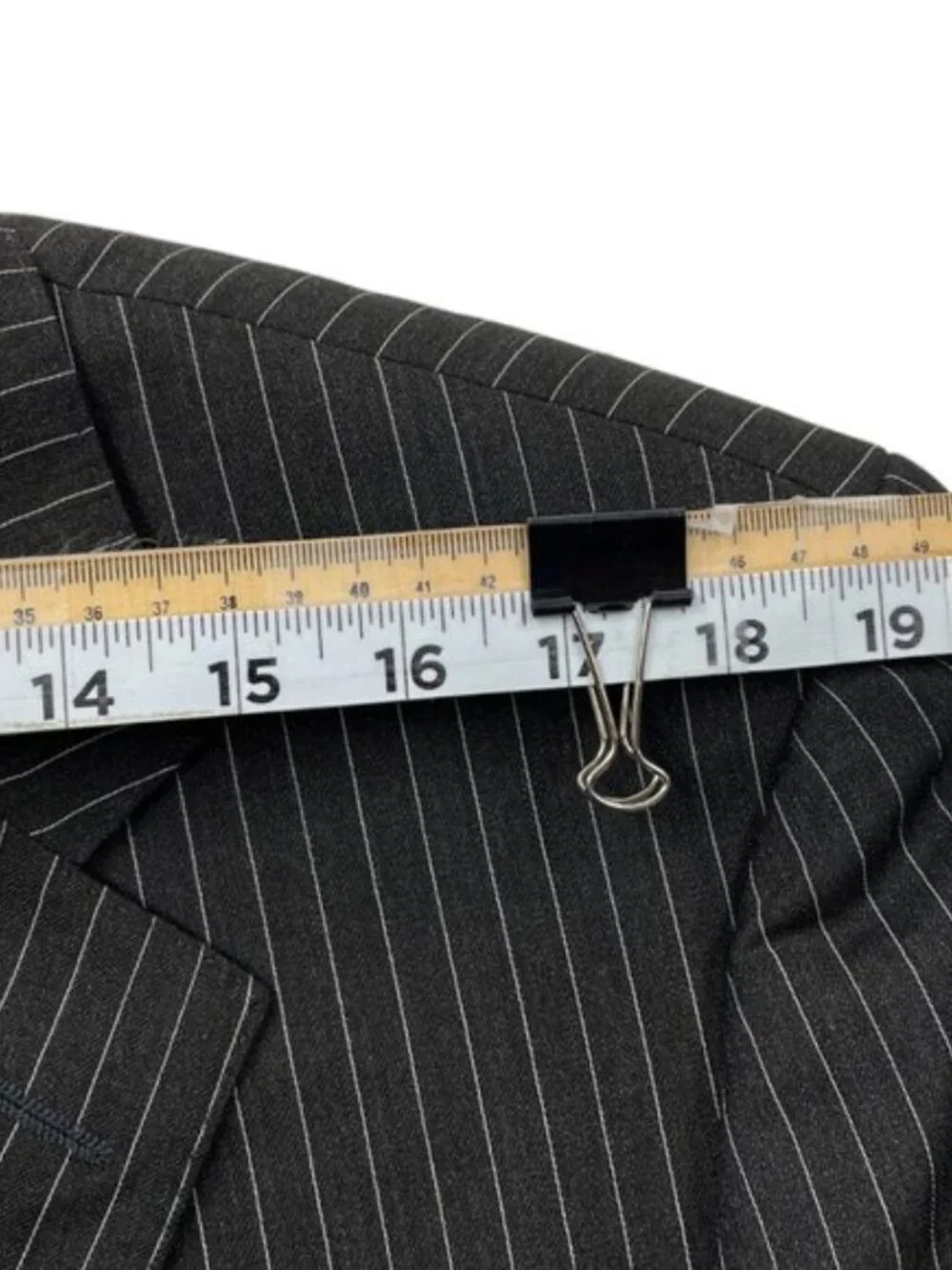 Hugo Boss Vinci/Lucca Brown Pin Stripe Wool Blazer Sport Coat Jacket Men's 42 R